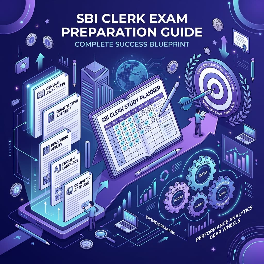 SBI Clerk 2026 Syllabus & Exam Pattern — Prelims and Mains Complete Guide
