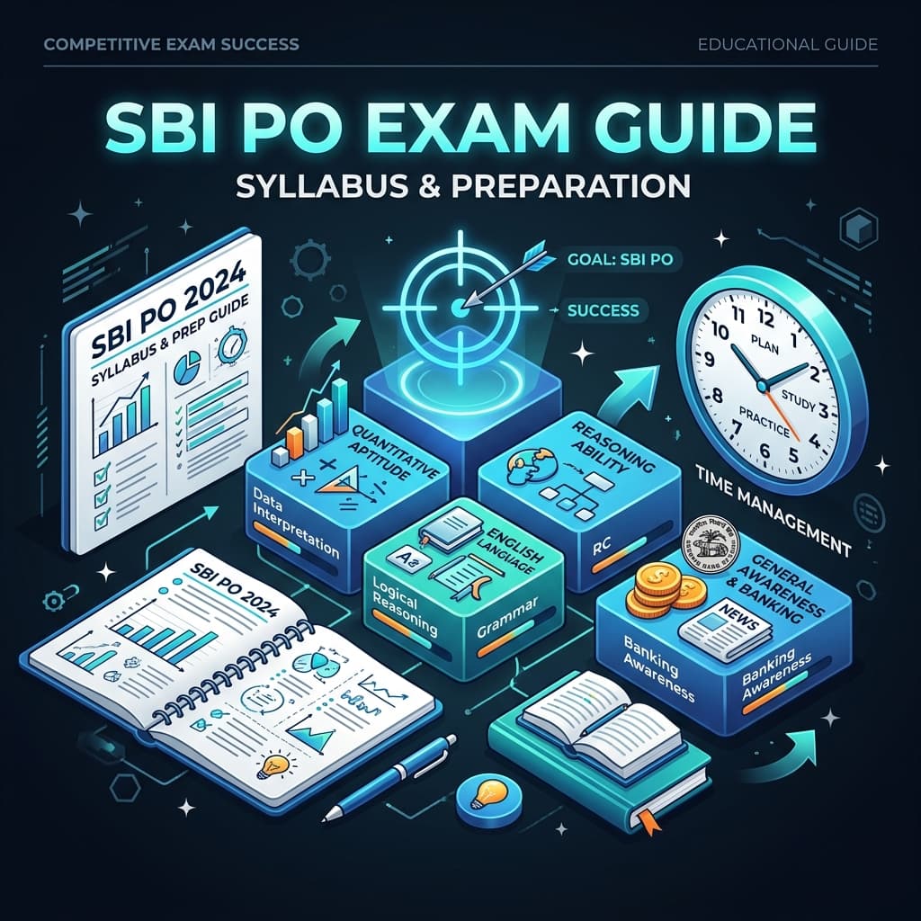 SBI PO 2026 Syllabus & Exam Pattern — Prelims, Mains and Interview Complete Guide